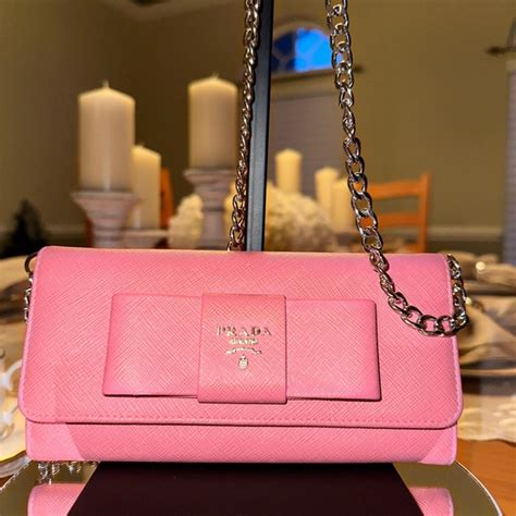 prada pink long wallet|prada long wallet pink.